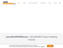 Tablet Screenshot of learnsolidworks.com